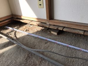東京都大田区の集合住宅にて、 置床工事 フローリング工事を致しました。