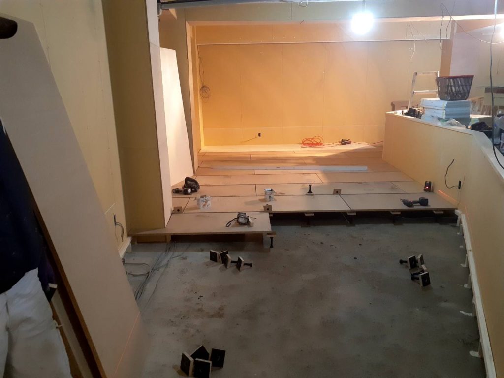 神奈川県横須賀市の新築戸建にて置床工事を行いました。（フクビ化学工業フリーフロアCP）【秀和建工】