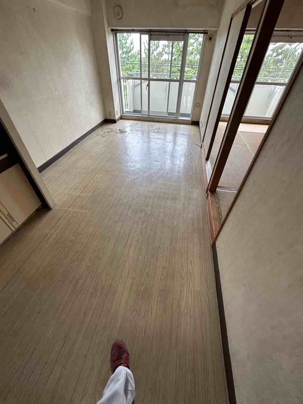埼玉県草加市のマンションにて、置床工事を行いました。（フリーフロアCP）【秀和建工】