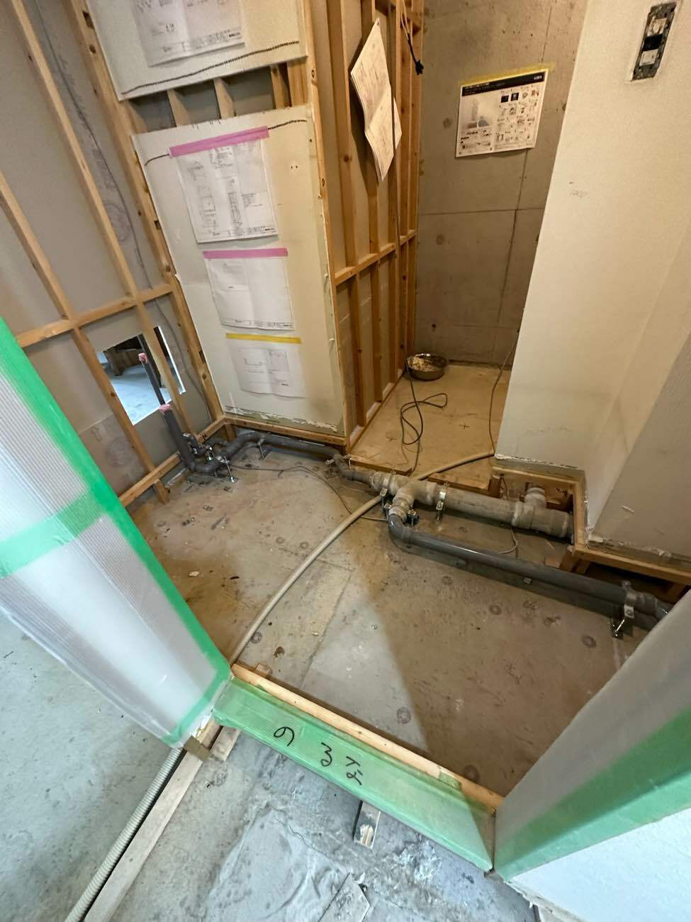 東京都小平市のマンションにて、置床工事を行いました。（乾式二重床）【秀和建工】