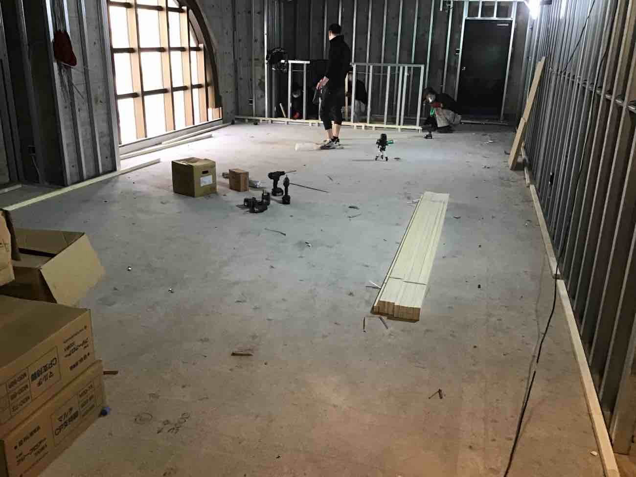 東京都立川市のマンションにて、置床工事を行いました。（フクビフリーフロアＣＰ）【秀和建工】