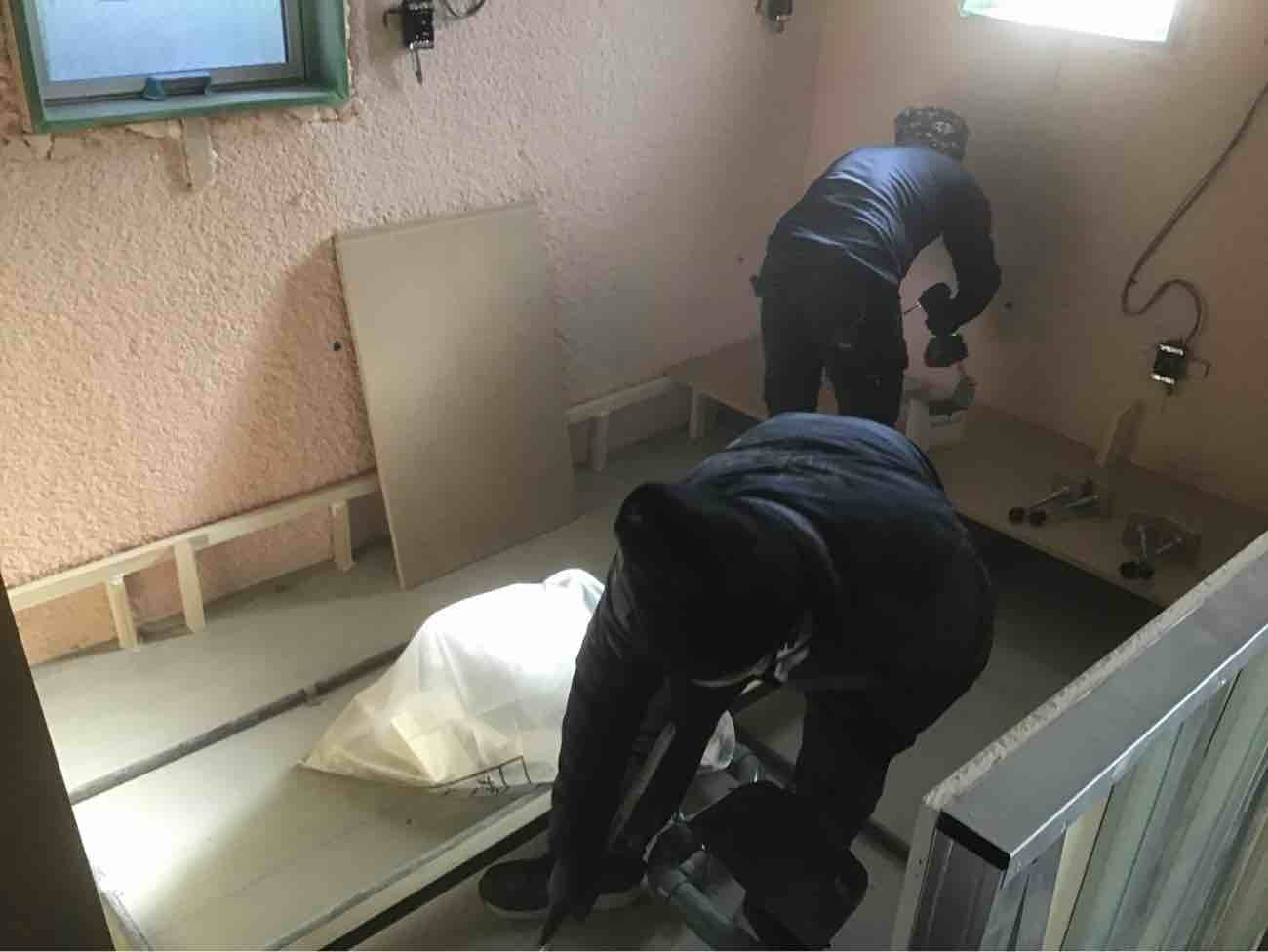 東京都世田谷区のマンションにて、置床工事を行いました。（乾式二重床）【秀和建工】