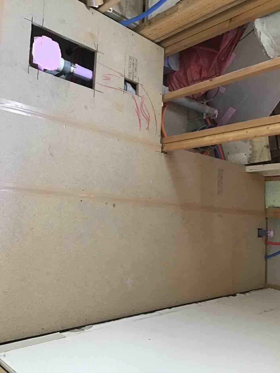 神奈川県大和市のマンションにて、１day置床工事を行いました。（乾式二重床）【秀和建工】