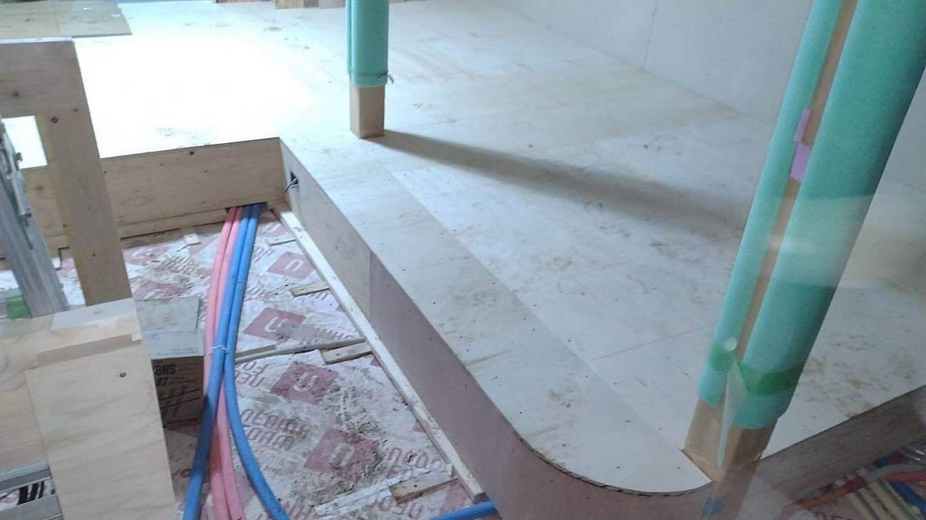 神奈川県茅ケ崎市のアパートにて、置床工事を行いました。（乾式二重床）【秀和建工】