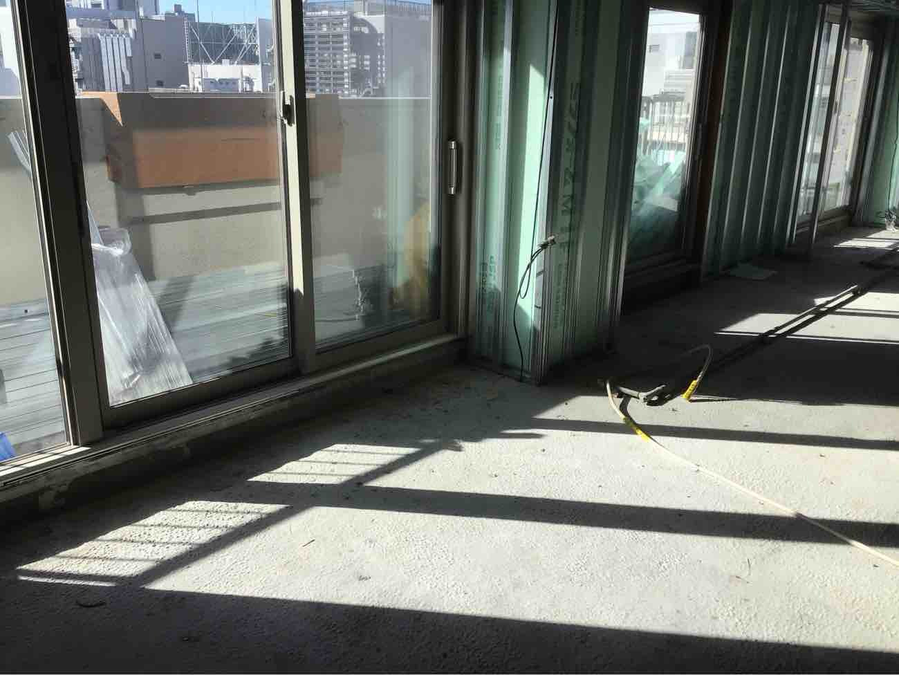 東京都品川区のマンションにて、１day置床工事を行いました。（乾式二重床）【秀和建工】