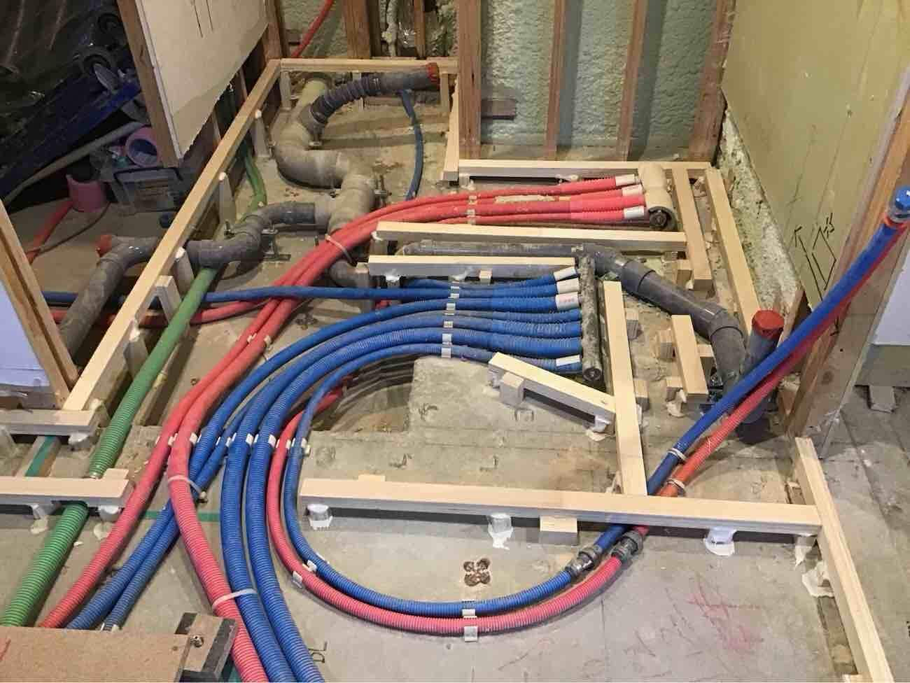 東京都豊島区のマンションにて、１day置床工事を行いました。（乾式二重床）【秀和建工】