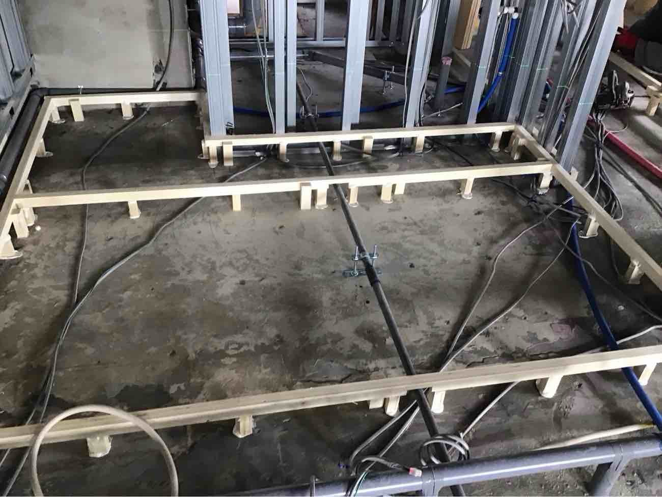 東京都府中市にて、マンションの１day置床工事を行いました。（乾式二重床）【秀和建工】