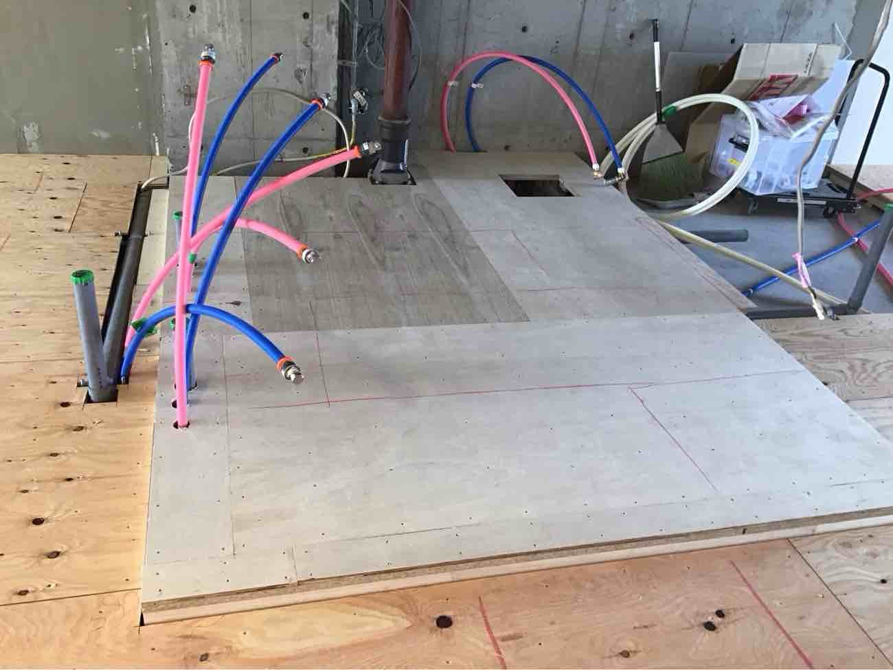 東京都大田区にて、マンションの置床工事を行いました。（乾式二重床）【秀和建工】