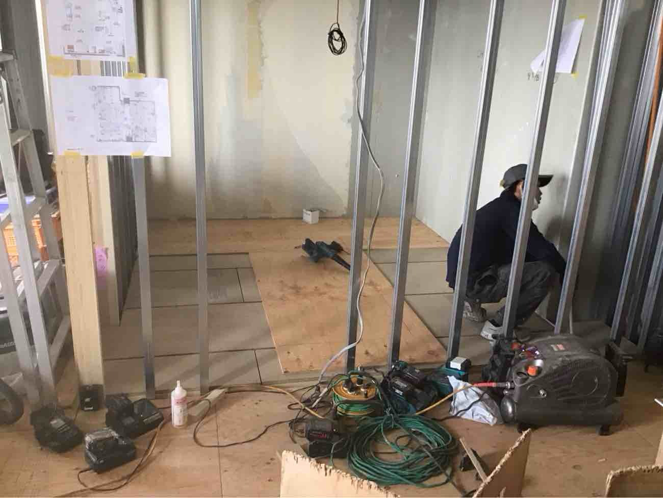 東京都江東区のマンションにて、置床工事を行いました。（秀和建工）【秀和建工】