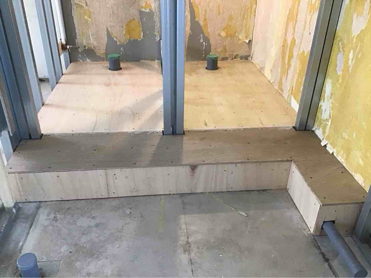 川崎市中原区にて、マンションの置床工事を行いました。(乾式二重床)【秀和建工】