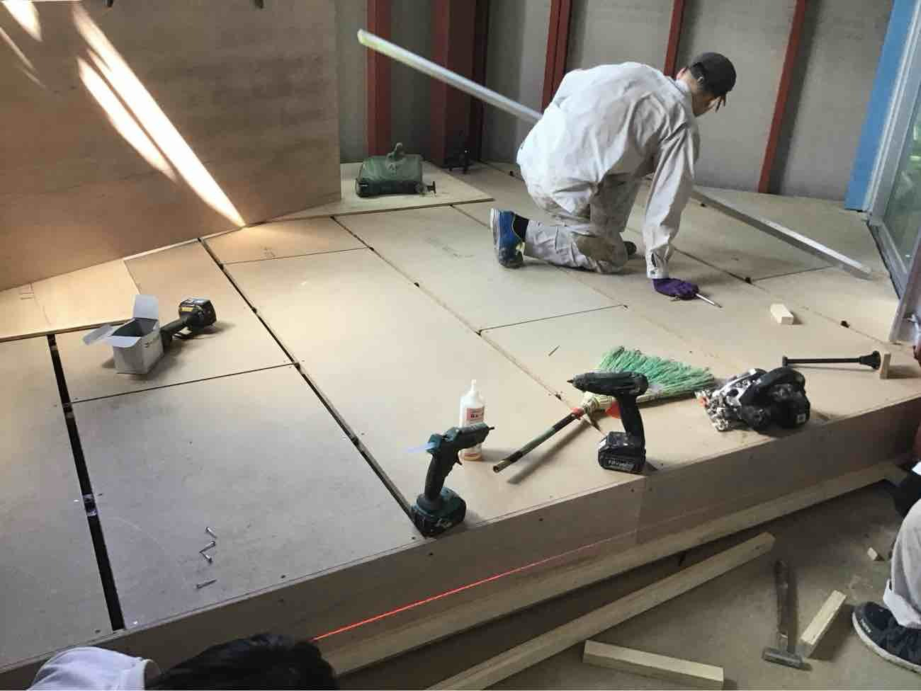 工場 – 置き床施工事例 置床.com