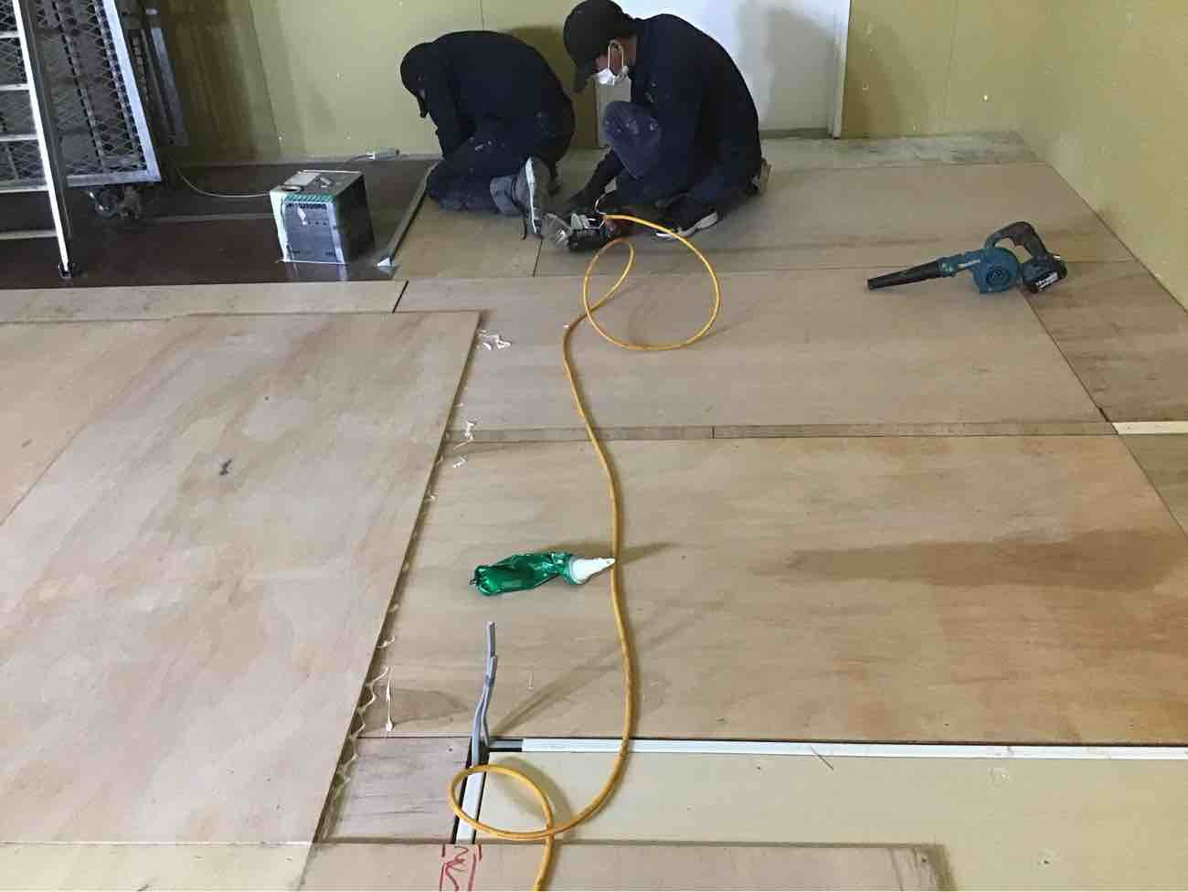 床上げ – 置き床施工事例 置床.com