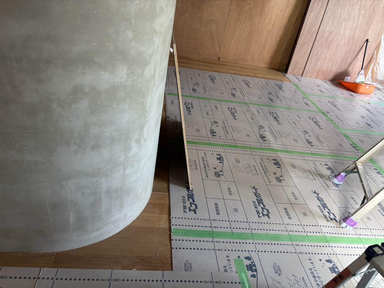 「貴社支給材　小巾フロア　46㎡」