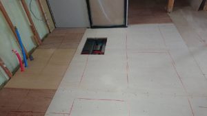 神奈川県横浜市青葉区の戸建住宅にて、置床工事を行いました。（乾式二重床）【秀和建工】