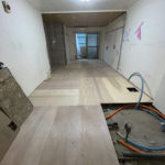 東京都品川区のマンションにて、置床工事を行いました。（乾式二重床）【秀和建工】