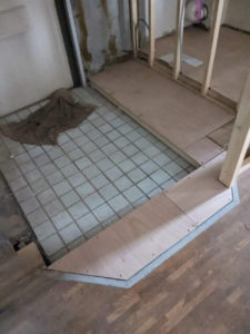 神奈川県鎌倉市のマンションにて、置床工事を行いました。（乾式二重床）【秀和建工】