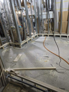 東京都港区のマンションにて、１day置床工事を行いました。（乾式二重床）【秀和建工】