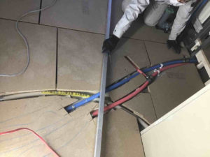 東京都葛飾区のマンションにて、改修工事に伴う置床工事を行いました。（乾式二重床）【秀和建工】