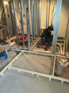 埼玉県蕨市のマンションにて、置床工事を行いました。（乾式二重床）【秀和建工】