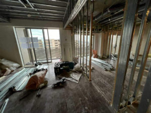 東京都世田谷区のマンションにて、置床工事を行いました。（フリーフロアCP）【秀和建工】