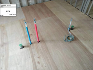 東京都世田谷区のマンションにて、置床工事を行いました。（フリーフロアCP）【秀和建工】