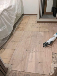 東京都港区の戸建住宅にて、復旧工事を行いました。【秀和建工】