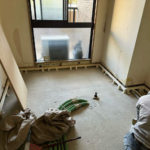 神奈川県逗子市のマンションにて、改修工事に伴う置床工事を行いました。（乾式二重床）【秀和建工】
