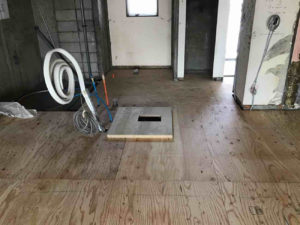 東京都目黒区のマンションにて、１day置床工事を行いました。（フリーフロアCP）【秀和建工】