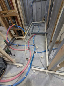 千葉県浦安市のマンションにて、１day置床工事を行いました。（乾式二重床）【秀和建工】