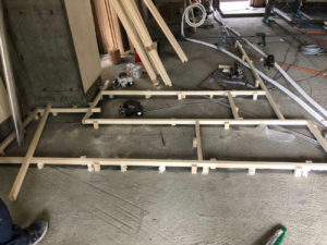 東京都港区のマンションにて、１day置床工事を行いました。（フリーフロアCP）【秀和建工】