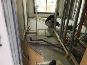 横浜市西区の新築マンションにて、置床工事を行いました。（乾式二重床）【秀和建工】