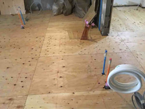 東京都品川区のマンションにて、１day置床工事を行いました。（フリーフロアCP）【秀和建工】