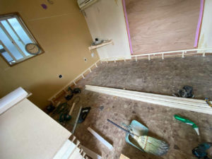 埼玉県上尾市の店舗にて、置床工事を行いました。（フリーフロアEP）【秀和建工】