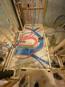 マンション　置床工事　フリーフロアCP（東京都港区）