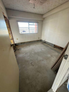 神奈川県藤沢市のマンションにて、改修工事に伴う１day置床工事を行いました。（乾式二重床）【秀和建工】