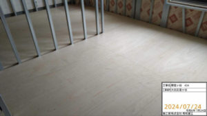 東京都大田区のマンションにて改修工事に伴う置床工事を行いました。（フリーフロアCPR）【秀和建工】