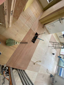 東京都品川区のマンションにて、置床工事を行いました。(フリーフロアCP)【秀和建工】