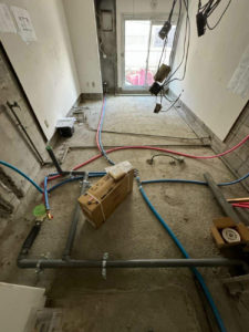 東京都港区のマンションにて、置床工事を行いました。（乾式二重床）【秀和建工】