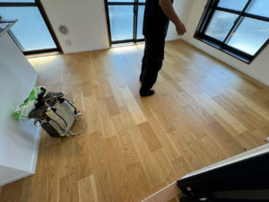 東京都町田市のマンションにて、置床工事を行いました。（乾式二重床）【秀和建工】