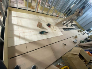 東京都杉並区のマンションにて、置床工事を行いました。（乾式二重床）【秀和建工】