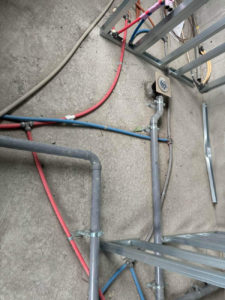 東京都板橋区のマンションにて、置床工事を行いました。（フリーフロアCP）【秀和建工】