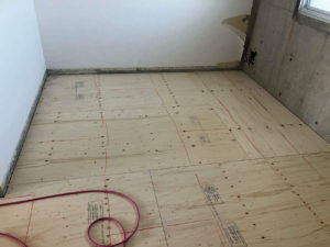 埼玉県蕨市のマンションにて、1day置床工事を行いました。（乾式二重床）【秀和建工】