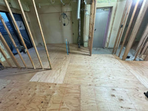 東京都世田谷区のマンションにて、1day置床工事を行いました。（フリーフロアCP）【秀和建工】