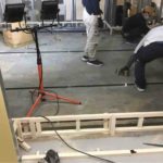 東京都渋谷区の美容室にて、置床工事を行いました。（乾式二重床）【秀和建工