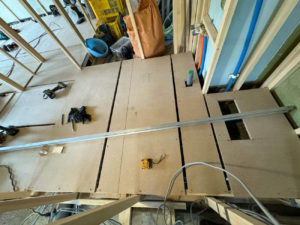 東京都港区のマンションにて、置床工事を行いました。（乾式二重床）【秀和建工】