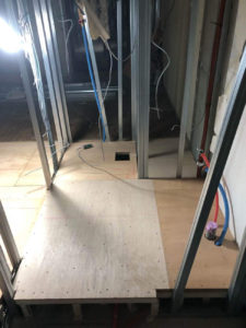 東京都世田谷区のマンションにて、置床工事を行いました。（乾式二重床）【秀和建工】