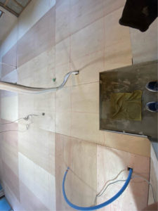 東京都東村山市のマンションにて、1day置床工事を行いました。(乾式二重床)【秀和建工】