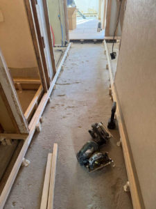 相模原市南区のマンションにて、1day置床工事を行いました。(乾式二重床)【秀和建工】