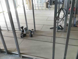 東京都品川区のマンションにて、置床工事を行いました。（乾式二重床）【秀和建工】