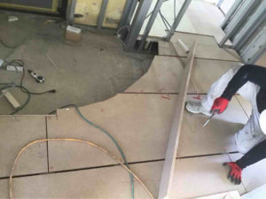 横浜市港南区のマンションにて、置床工事を行いました。（乾式二重床）【秀和建工】